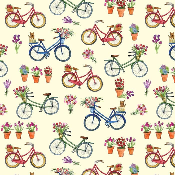 Bicycle and Flowers