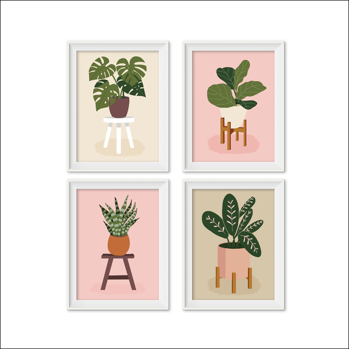 Plant Lady Framed Prints