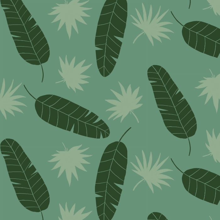 Banana Leaves Green