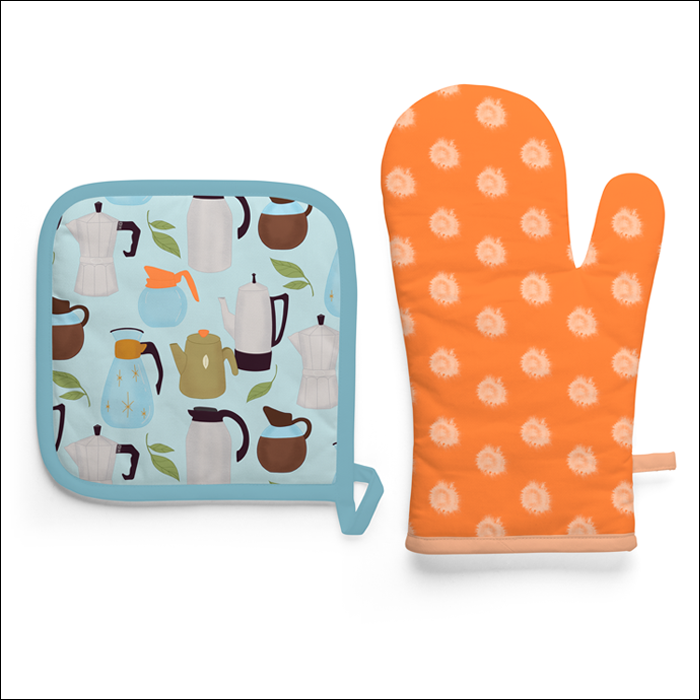 Freshly Brewed Oven Mitt and Pot Holder
