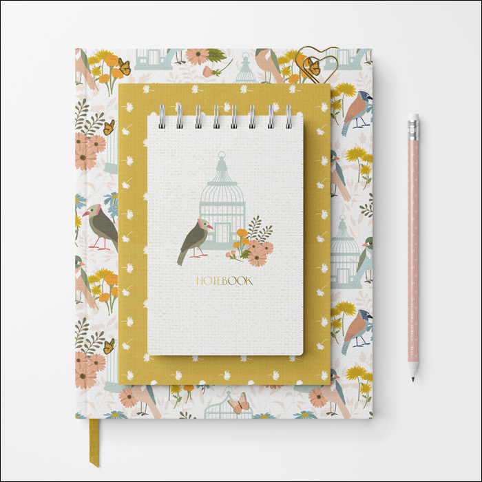 Gilded Garden Stationery