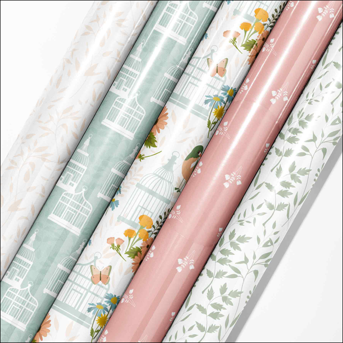 Gilded Garden Wrapping Paper