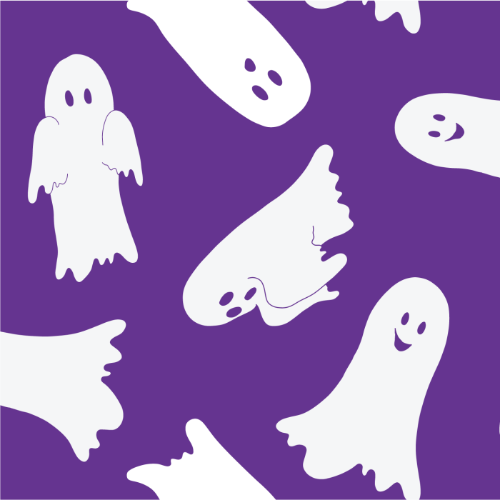 Ghosts on Purple