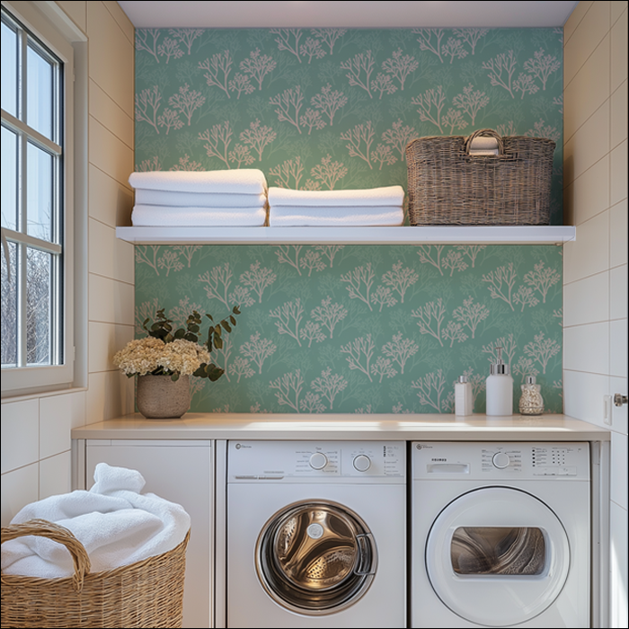 Ocean Treasures Coral Wallpaper