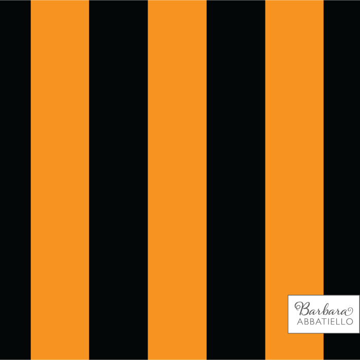 Orange and black stripes