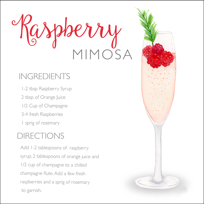 Raspberry Mimosa