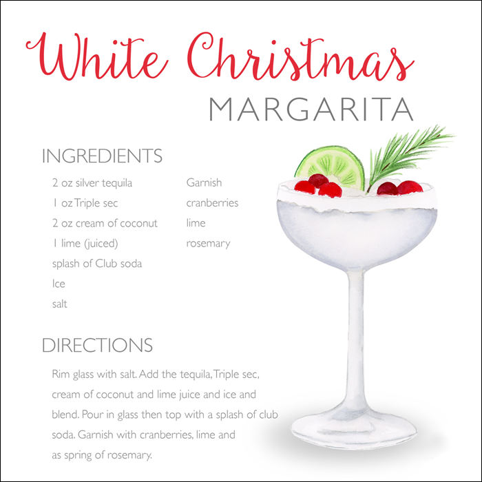 White Christmas Margarita