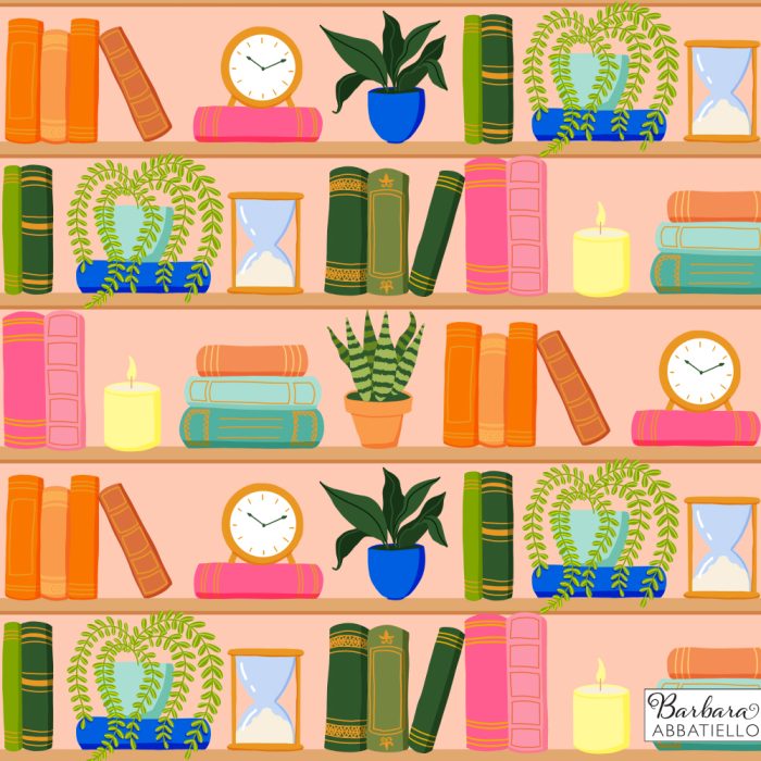 Bookshelves Pattern